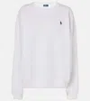 Polo Ralph Lauren White Crewneck Sweatshirt With Pony Detail On The Front In White