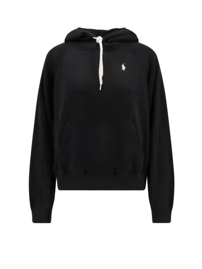 POLO RALPH LAUREN COTTON BLEND SWEATSHIRT WITH HOOD