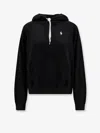 Polo Ralph Lauren Drawstring Hood Kangaroo Pocket Sweatshirt In Black