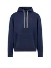 Polo Ralph Lauren Cotton Blend Sweatshirt With Iconic Embroidery In Blue