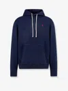 Polo Ralph Lauren Cotton Blend Sweatshirt With Iconic Embroidery In Blue