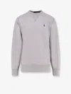 Polo Ralph Lauren Cotton Blend Sweatshirt With Logo In Gray