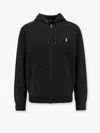 Polo Ralph Lauren Cotton Blend Sweatshirt With Logo Iconic Embroidery In Black