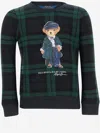 Polo Ralph Lauren Polo Bear-print Sweatshirt In Green