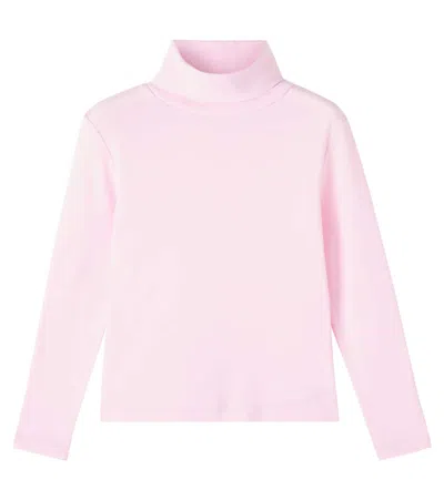 POLO RALPH LAUREN COTTON-BLEND TURTLENECK TOP