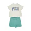 Polo Ralph Lauren Cotton-blend Two-piece Set Kids In Multicolor