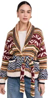 Polo Ralph Lauren Intarsia-knit Cardigan In Natural