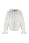 Polo Ralph Lauren Cotton Blouse In White