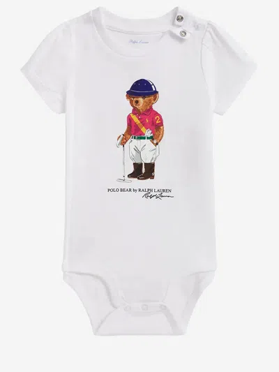 Polo Ralph Lauren Cotton Bodysuit In White