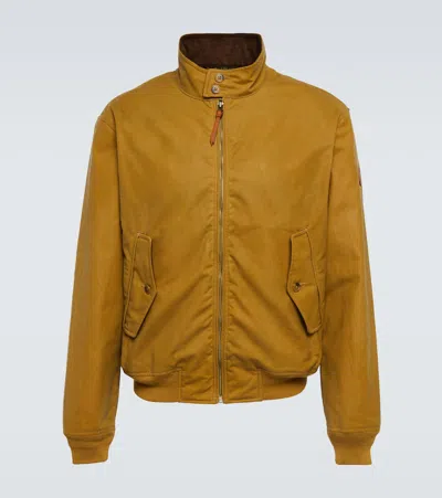 Polo Ralph Lauren Cotton Bomber Jacket In Desert Khaki