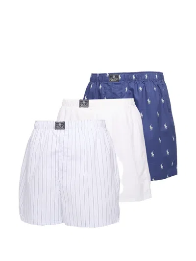 Polo Ralph Lauren Cotton Boxer 3-pack In Black