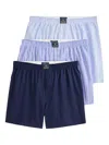 Polo Ralph Lauren Cotton Boxers (pack Of Three) In Black