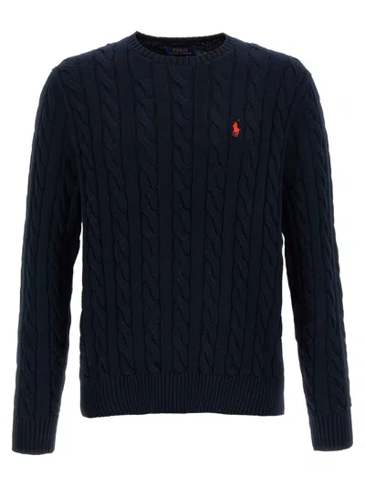 POLO RALPH LAUREN POLO RALPH LAUREN COTTON BRAIDED SWEATER