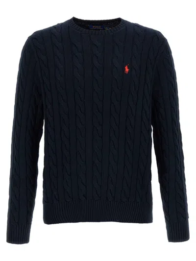 POLO RALPH LAUREN POLO RALPH LAUREN COTTON BRAIDED SWEATER
