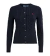 Polo Ralph Lauren Cotton Cable-knit Cardigan In Blue