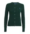 Polo Ralph Lauren Cotton Cable-knit Cardigan In Green