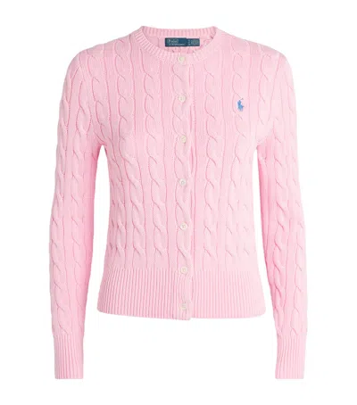 Polo Ralph Lauren Cotton Cable-knit Cardigan In Neutral