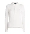 Polo Ralph Lauren Cotton Cable-knit Polo Shirt In White