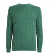 Polo Ralph Lauren Cable Knit Jumper In Green