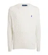 Polo Ralph Lauren Cotton Sweater With Iconic Logo In White