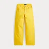 Polo Ralph Lauren Cotton Canvas Carpenter Pant In Canary Yellow