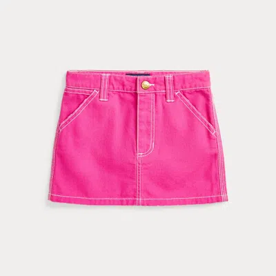 POLO RALPH LAUREN COTTON CANVAS SKIRT
