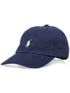 Polo Ralph Lauren Branded Baseball Cap Navy In Blue