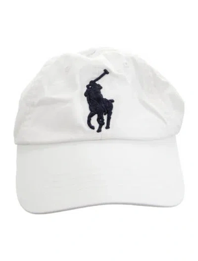 Pre-owned Polo Ralph Lauren Cotton Cap In White