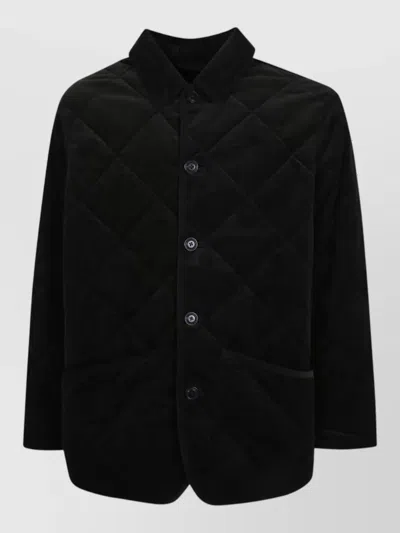 Polo Ralph Lauren Cotton Car Coat In Black