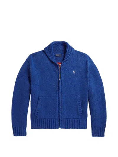 Polo Ralph Lauren Cotton Cardigan In Blue