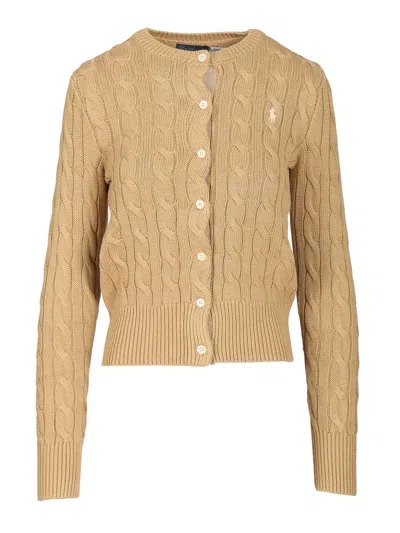 Polo Ralph Lauren Cotton Cardigan By  Knitwear Green