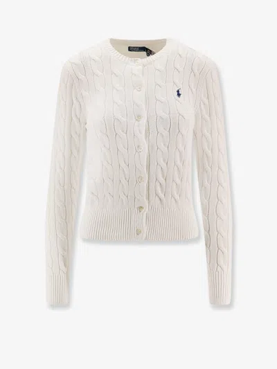 Polo Ralph Lauren Cotton Cardigan With Contrasting Logo