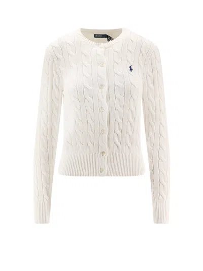 Polo Ralph Lauren Cotton Cardigan With Contrasting Logo