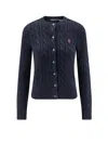 Polo Ralph Lauren Cotton Cardigan With Contrasting Logo