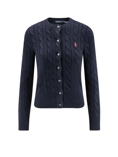 Polo Ralph Lauren Cotton Cardigan With Contrasting Logo