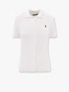Polo Ralph Lauren Cotton Cardigan With Contrasting Logo Embroidery In White