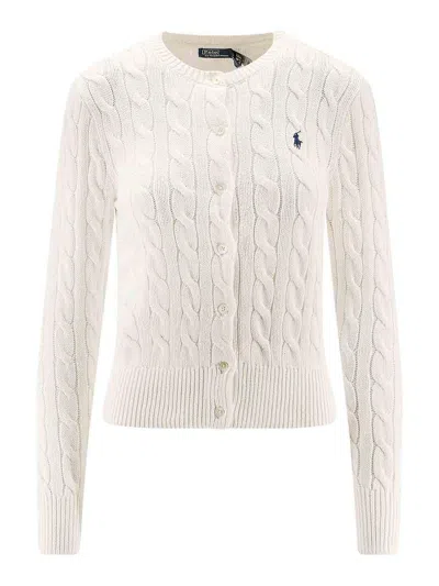 Polo Ralph Lauren Cable-knit Cardigan In White