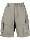 Polo Ralph Lauren Cotton Cargo Shorts In Gray