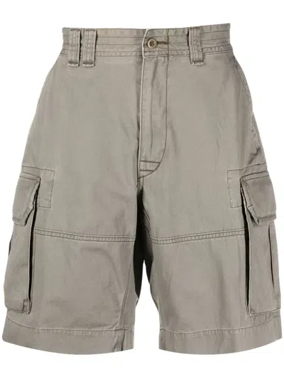 Polo Ralph Lauren Cotton Cargo Shorts In Gray