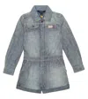 Polo Ralph Lauren Cotton Chambray Playsuit In Chester Wash
