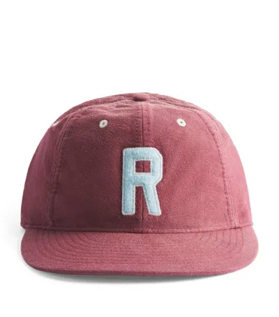 Polo Ralph Lauren Cotton Chamois Varsity Baseball Cap In Red