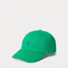 Polo Ralph Lauren Cotton Chino Ball Cap In Green