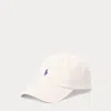 Polo Ralph Lauren Cotton Chino Ball Cap In Herbal Milk