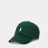 Polo Ralph Lauren Cotton Chino Ball Cap In Moss Agate
