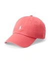 Polo Ralph Lauren Cotton Chino Ball Cap In Pale Red