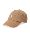 Polo Ralph Lauren Cotton Chino Ball Cap In Rustic Tan