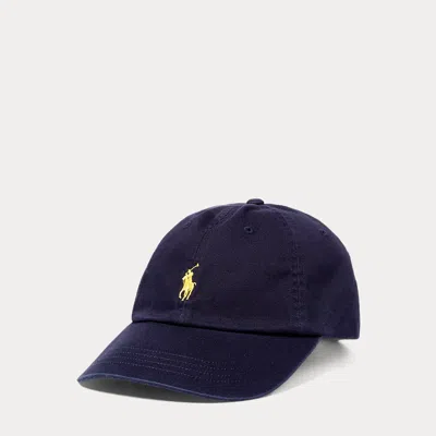 Polo Ralph Lauren Cotton Chino Baseball Cap In Brown