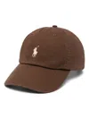 Polo Ralph Lauren Cotton Chino Ball Cap In Brown