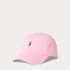 Polo Ralph Lauren Cotton Chino Baseball Cap In Pink