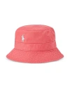 Polo Ralph Lauren Men's Cotton Chino Bucket Hat In Red